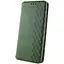 Кожаный чехол-книжка Getman Cubic (PU) для Samsung Galaxy S24 Зеленый - миниатюра 4