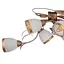 Люстра стельова Brille флористика E14 60W BR (LK-152S/6) - мініатюра 2
