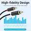 Кабель Audio 2RCA-2RCA Vention F/F 26К gold-plated 29 AWG 0.25m PVC Shell Black (BCMBD) - миниатюра 3