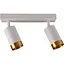 Светильник поворотный спот Goldlux 323606 Arras GU10 2x10W IP20 Белый - миниатюра 1
