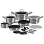 Набір посуду Berlinger Haus Moonlight Edition 18 предметів (BH-7037) - мініатюра 1