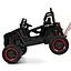 Електромобіль дитячий Bambi Джип M 3804EBLR-2-3 Racer 4×45W з пультом шкіряним сидінням та EVA-колесами чорний - мініатюра 4