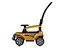 Детская каталка-толокар Bambi Racer 2 в 1 с музыкой и светом, желтая - миниатюра 4