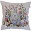 Подушка Прованс Соцветия Зайчонок с писанкой гобеленовая 45х45 см (44298) - миниатюра 1