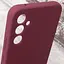 Чохол Lakshmi Silicone Cover Full Camera AAA для Samsung Galaxy S24+ Бордовий/Plum - мініатюра 6