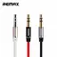 Аудиокабель Remax RL-L100 Aux 3.5 mini-Jack папа папа 1 м - миниатюра 2