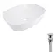 Раковина накладна Qtap Cardinal 500×380×140 White з донним клапаном QT04116302W48464 - мініатюра 2