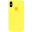 Чехол Epik Silicone Case Full Protective AA для Apple iPhone X/XS 5.8 Желтый/Yellow - миниатюра 1