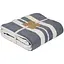 Плед Lotus Home Infinity Stripe серый 200х220 см (svt-2000022346054) - миниатюра 1