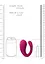 Вібратор Vive Yoko 19.7 см (фуксія) - мініатюра 16