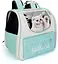 Сумка-рюкзак переноска для животных, рюкзак для собак и кото до 7,5 кг Hello Cat Бирюзовый - миниатюра 1