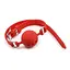 Силіконовий кляп для BDSM Червоний K0765-2 - мініатюра 1