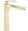 Смеситель для умывальника Rea Orbit высокий gold REA-B2051 Золотой - миниатюра 2