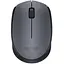 Миша Logitech M170 Grey/чорний USB бездротова оптична 1000 dpi 3 кнопки 1xAA (910-004642) - мініатюра 1