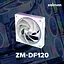 Вентилятор Zalman ZM-DF120R ARGB PWM Reversed White - мініатюра 4