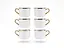 Набір чашок порцелянових з блюдцями Interos Гармонія 275 мл 12 предметів (73-YB) - мініатюра 3