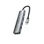 USB-хаб Borofone DH15 6 в 1 Type C/HDMI + Type C + USB 3.0 + SD + microSD - мініатюра 2