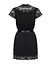 Сатиновый открытый пеньюар на поясе Obsessive 810-PEI-1 peignoir black черный S/M - миниатюра 6