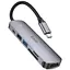 Перехідник Hoco Hub HB28 Type-C to HDTV + USB 3.0 + USB 2.0 + SD + TF + PD - мініатюра 1