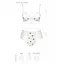 Еротичний комплект із малюнком Passion LOVELIA BIKINI white L/XL - мініатюра 5