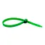 Кабельна стяжка (хомут) 400*5 зелена (внутр. уп. 100шт) ТМ СПЕКТР LUX - мініатюра 1