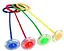 Игрушка скакалка с колесиком на одну ногу, 62 см, световые эффекты - миниатюра 2