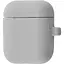 Чехол Apple High Copy Silicone Case + Carabine для Apple AirPods Gray [34660] - миниатюра 2