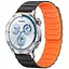 Ремінець Dual-color Magnetic для Smart Watch 20mm Black / Orange - мініатюра 1