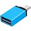 Переходник USB3.1 Type-C-USB 3.0 AF (OTG) Blue - миниатюра 1