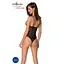 Боди с ажурным лифом Passion Christa Body black L/XL - миниатюра 2