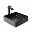 Умивальник Platinum Handmade PVD чорний 400x400 мм з нержавіючої сталі, Чорний - мініатюра 3