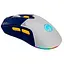 Комп'ютерна миша Marvo M803W WB RGB підсвічування 7 кнопок USB 2.4G бездротова ігрова синій/білий - мініатюра 2