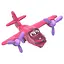 Дитячий іграшковий "Літак" 8898TXK рожевий - мініатюра 1