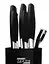 Набор ножей для кухни с подставкой Zepline ZP-046 кухонные ножи и подставки черный - миниатюра 2