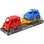 Игровой набор Tigres Kid cars Sport: автобус с прицепом + гольф на планшетке (39823) - миниатюра 1