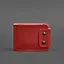 Кожаный портмоне Zeus 9.0 красный краст - миниатюра 5