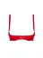 Відкритий бюстгальтер Obsessive Lovica S/M червоний - мініатюра 6