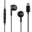 Дротові навушники Hoco M93, Type-C, 1.2m, Чорний - мініатюра 2