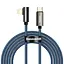 Кабель Baseus Type-C to Lightning Legend Series Elbow Fast Charging Cable 2 м (CACS000303) синий - мініатюра 1