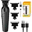 Профессиональная беспроводная машинка 5вт Kemei KM-2299 для стрижки волос и бороды 1200 мАч USB Черный - миниатюра 1