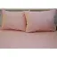 Простыня на резинке с наволочками TAG Tekstil Pale Blush 180х200х20 см 000224314 - миниатюра 2
