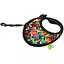 Поводок-рулетка для собак Waudog R-leash с контейнером для пакетов, рисунок "Блоки", светоотражающая лента, L, до 40 кг, 5 м - миниатюра 1