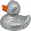 Утка FunnyDucks Disco Silver (1345) - миниатюра 3