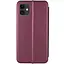 Шкіряний чохол-книжка Classy для Apple iPhone 13/14, 6.1 Бордовий - мініатюра 3