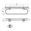 Полка для ванной комнаты Kroner KRM Elbe - ACG2907-1 (CV022865) - миниатюра 4