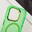 Чехол Epik TPU+PC Lily with MagSafe для Apple iPhone 13 Pro Max 6.7 Neon Green - миниатюра 5