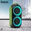 Портативная Вluetooth колонка Hoco DS33 Акустика-караоке с микрофоном и пультом 30Вт 4500 мАч Черный/Зеленый - миниатюра 5