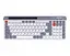 Клавиатура беспроводная KBW-02G-UA, White/Grey Maxxter teh0020589 - миниатюра 1