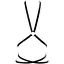 Портупея з екошкіри Bijoux Indiscrets Ma – Multi-Way Body Harness Black - мініатюра 1