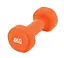 Гантели виниловые PowerPlay 4125 Achilles 2*4 кг Оранжевые 2 шт + Резинка для фитнеса 7,5 кг (PP_4125_4kg_2in) - миниатюра 4